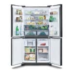 מקרר 4 דלתות 532 נירוסטה כהה SJ-8570-SL