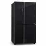 מקרר 4 דלתות 532 ליטר זכוכית שחורה SJ-8590-BK