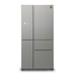 מקרר 5 דלתות 661 ליטר זכוכית סילבר SJ-9733-SL