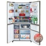 מקרר 5 דלתות 661 ליטר זכוכית סילבר SJ-9733-SL