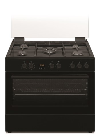 תנור פרינס משולב 90 ס"מ  שחור