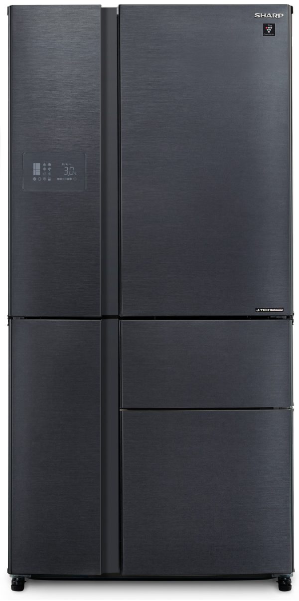 מקרר שארפ 5 דלתות 661 ליטר נירוסטה מושחרת