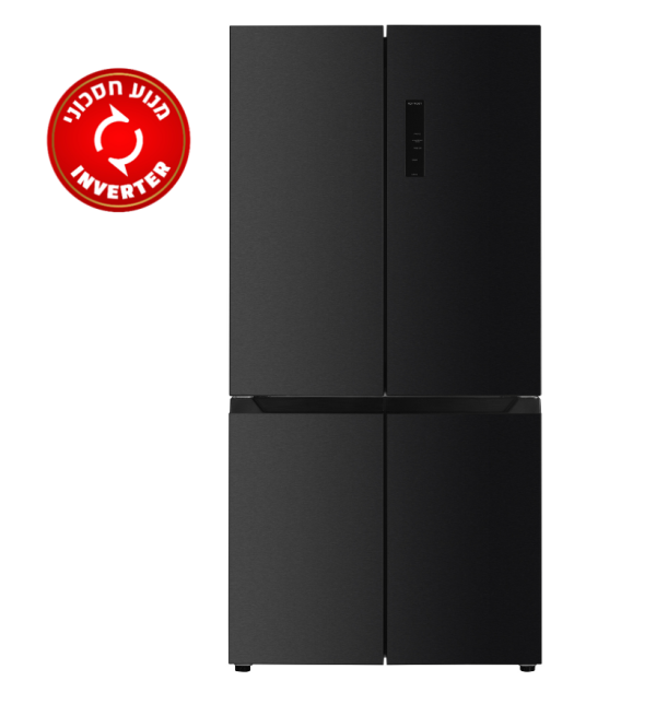 מקרר פוגיקום 4 דלתות 600 ליטר נירוסטה מושחרת